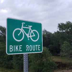 Bike Route Sign